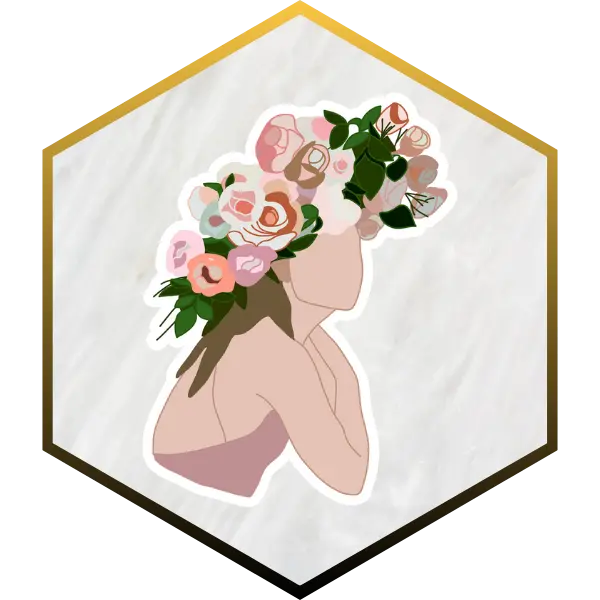 Flower Crown Sticker