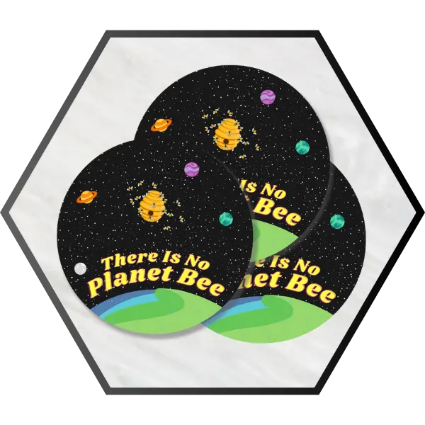 No Planet Bee Sticker